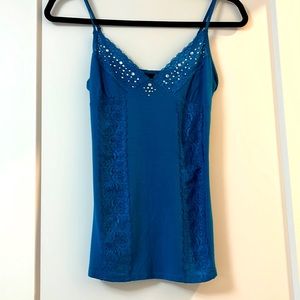 Blue Guess top with sequins